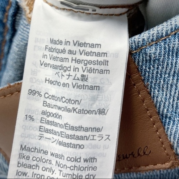 Like New Madewell The Perfect Vintage Crop Jean, size 23P - Picture 8 of 8